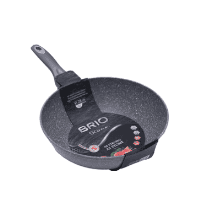 Brio stone тиган wok индукционен 28см
