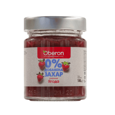 Конфитюр ягоди без захар Оберон 180гр