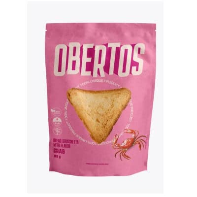 Чипс хлебен обертос вкус рачеш.месо 100гр