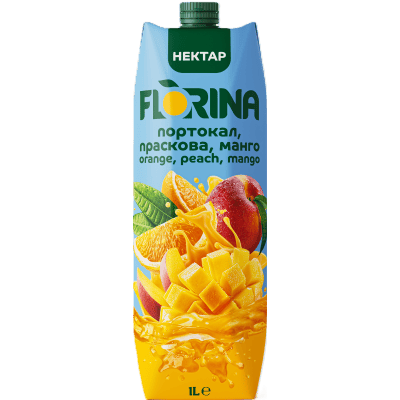 Пл. напитка Florina Порт/Манго 50% 1л