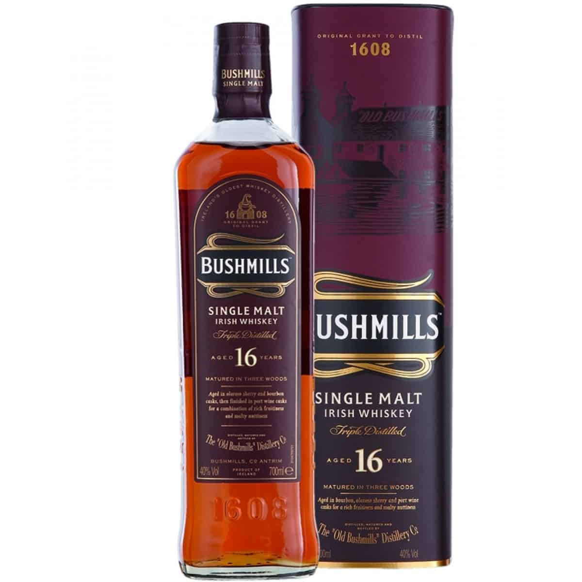 Уиски Bushmills 16 г. 0.7 л