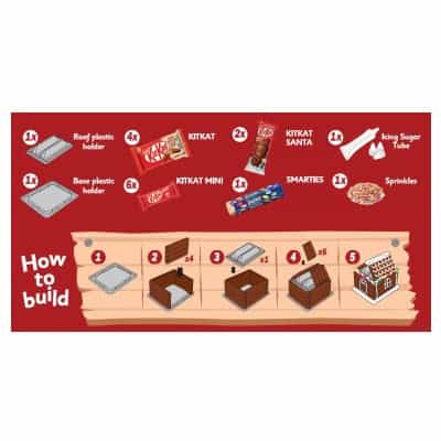 Сет коледна къщичка кит-кат 461.2гр