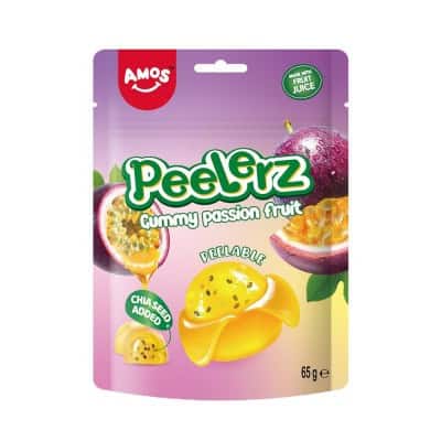 Бонбони жел.амос peelerz маракуя 65гр