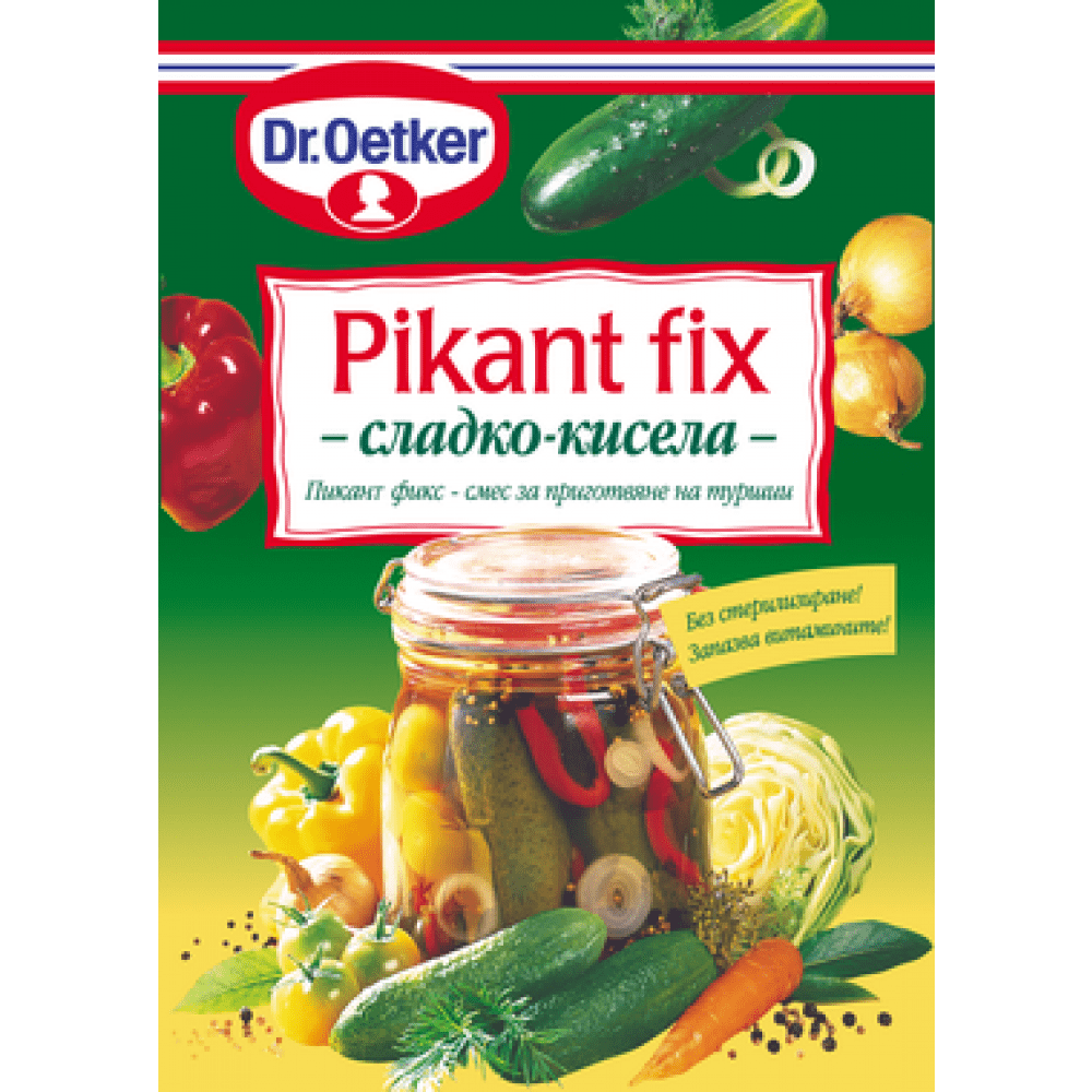 Пикант Фикс Dr. Oetker Сладко Кисела 100гр