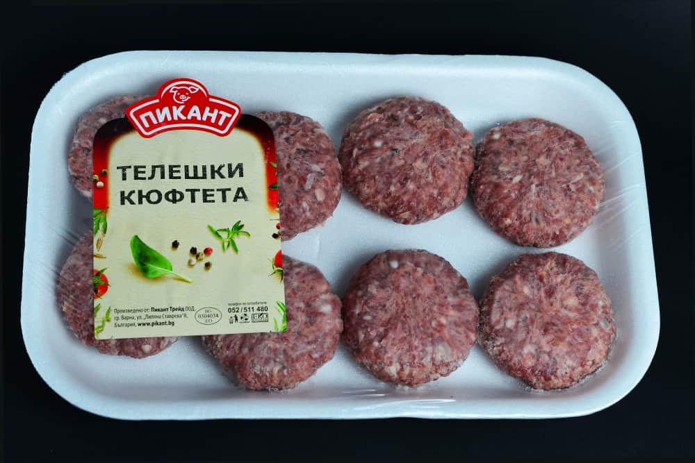 Замразени кюфтета телешки, Пикант 8х60 гр