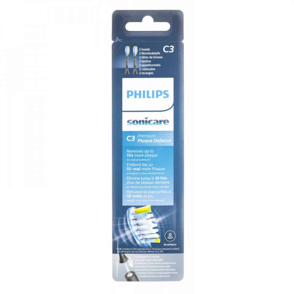 Четка глава Philips Sonicare Plaque черна