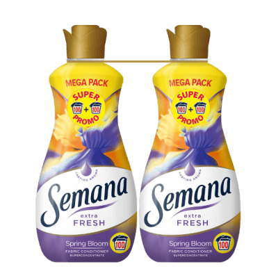 Омекотител Semana Spring bloom 2х2л