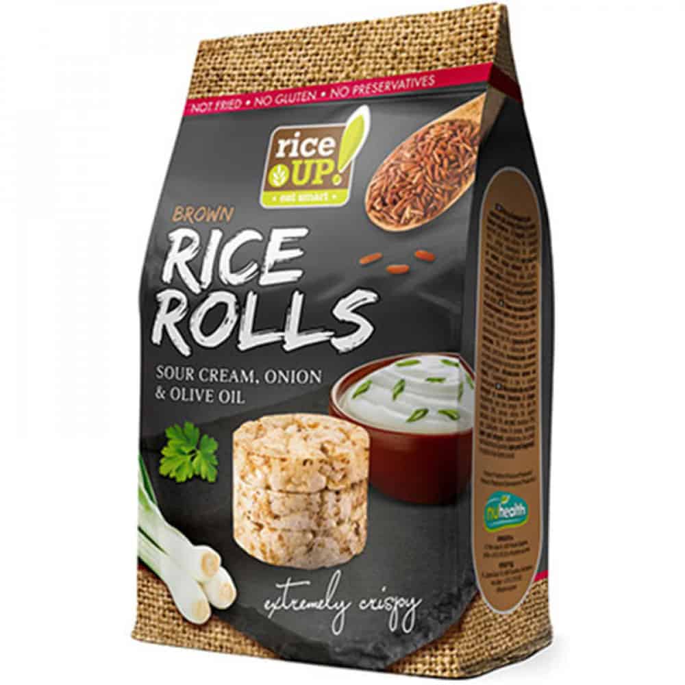 Бисквити Rice up, сметана и лук 50 гр.