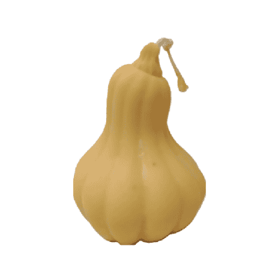 Свещ тиква тумбеста жълта аром.тиквен пай