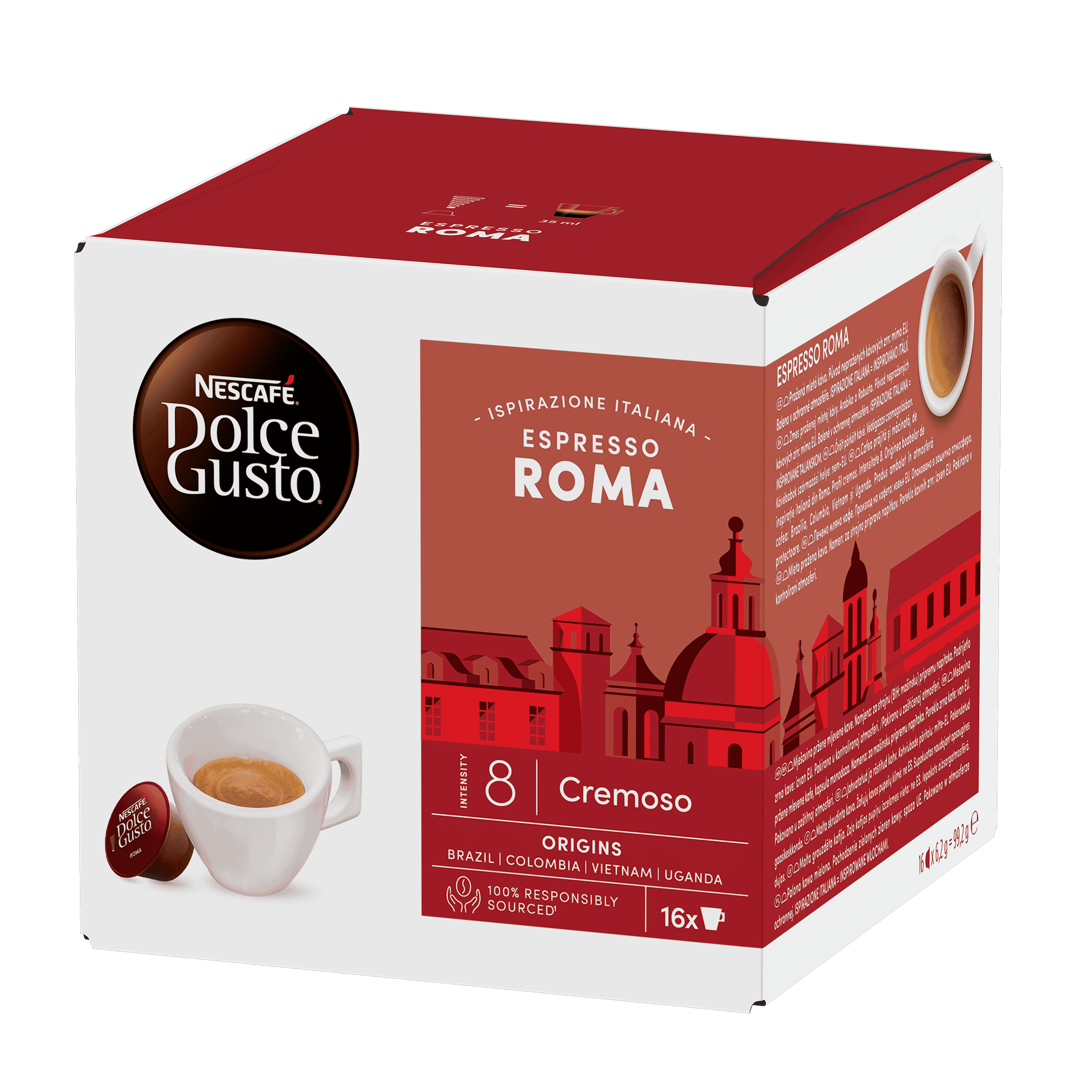 Nescafe Dolce Gusto Roma с капсули 16бр