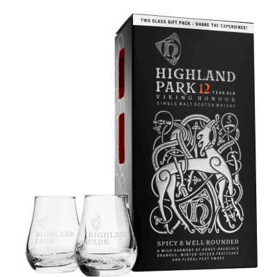 Уиски Highland park 12 yo 0.7л + 2 чаши 