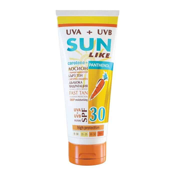 Лосион слънцез.Sun Like панt.spf30 200мл