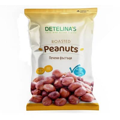 Печени фъстъци Детелина 160гр