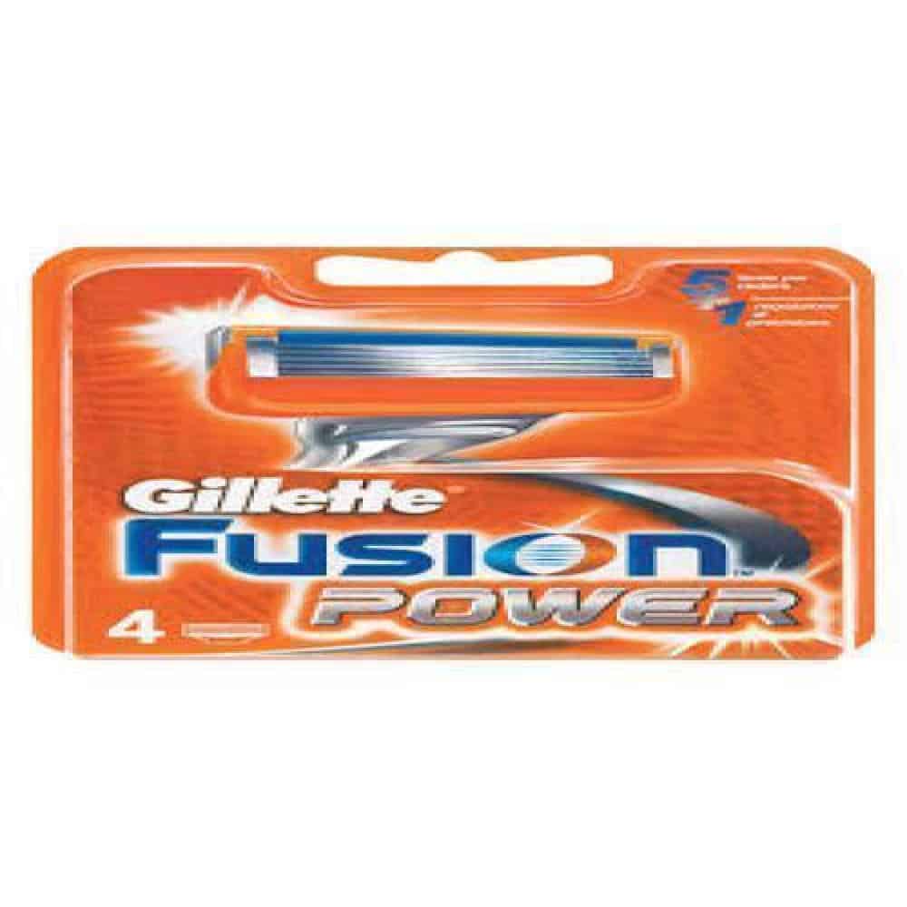 Ножче Gillette Fusion Power 4бр