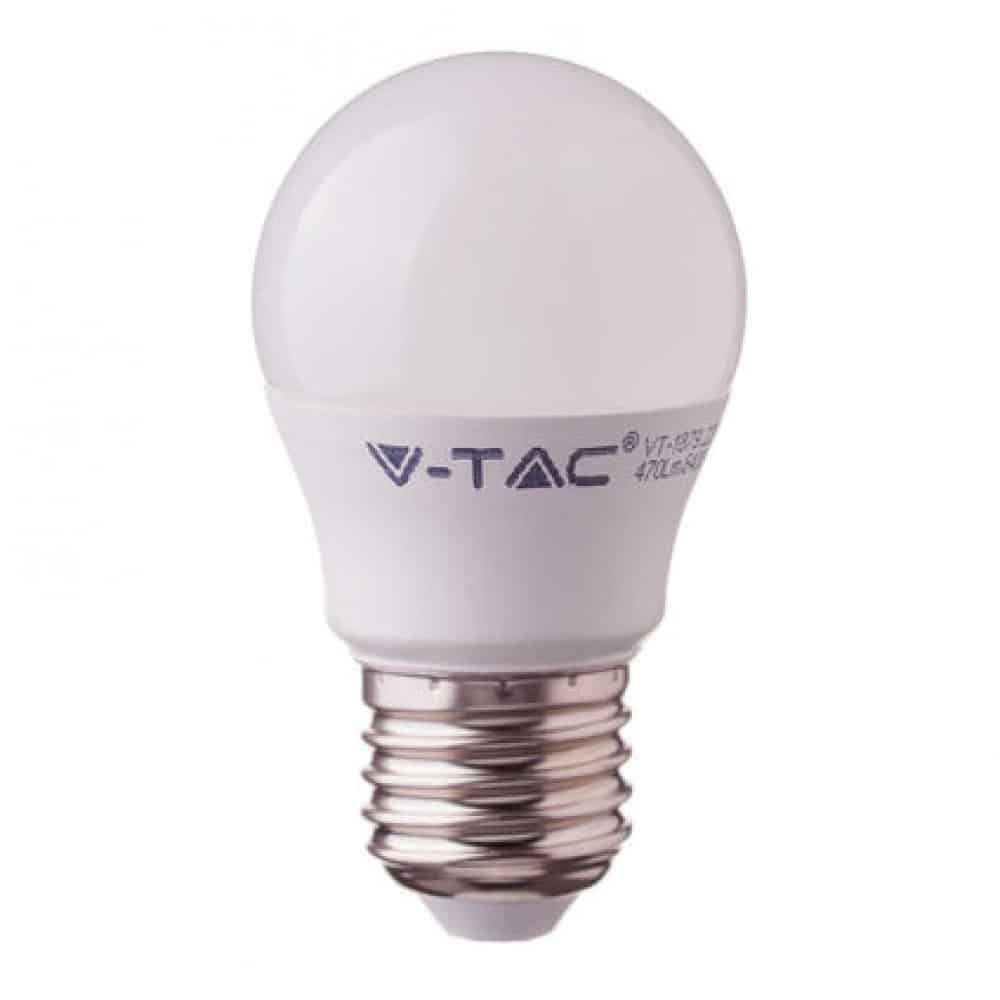 LED крушка 5,5W E27 4000K  V-TAC