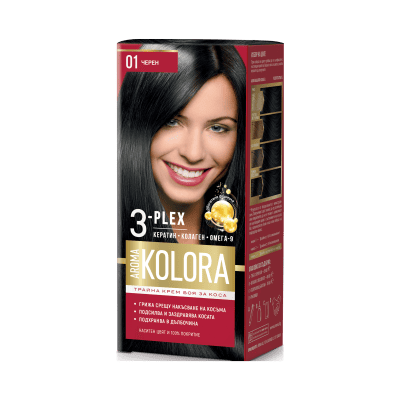 Боя за Коса Aroma Color №01 Черен