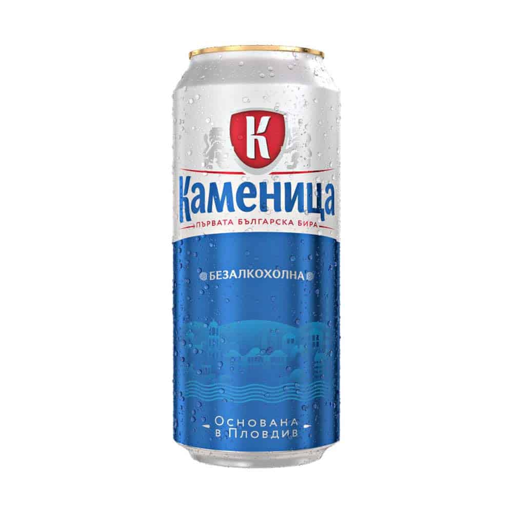 Безалкохолна бира Каменица кен 0.5л