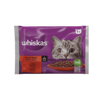 Храна Whiskas Pouch месни ястия 4х85гр