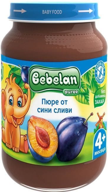 Пюре Bebelan Сини Сливи 4м 190гр