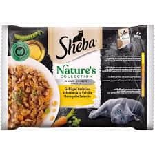 Храна Sheba пауч пил.желе nature 4х85гр