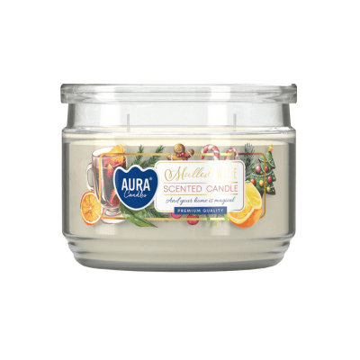 Свещ в буркан с капак гр.вино