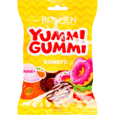 Бонбони жел.yumm gumm донът 70гр