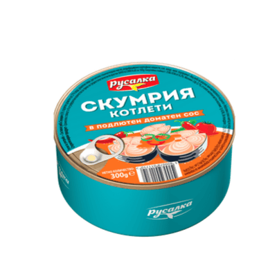 Скумрия  зл. русалка в подлютен сос 300гр