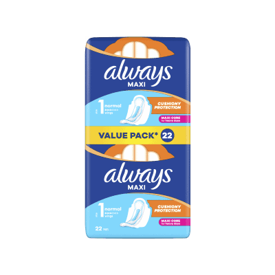 Превръзки Always макси дуо нормал 22бр