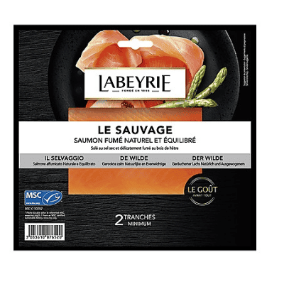 Сьомга labeyrie атлантич.100гр