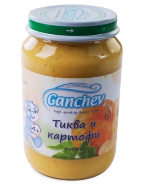 Пюре Ganchev Тиква и Картофи 190гр