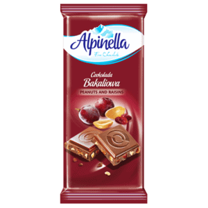 Шоколад Alpinella Фъстък и Стафида 90гр