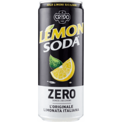 Газ. напитка Crodo lemon soda zero 0.33л
