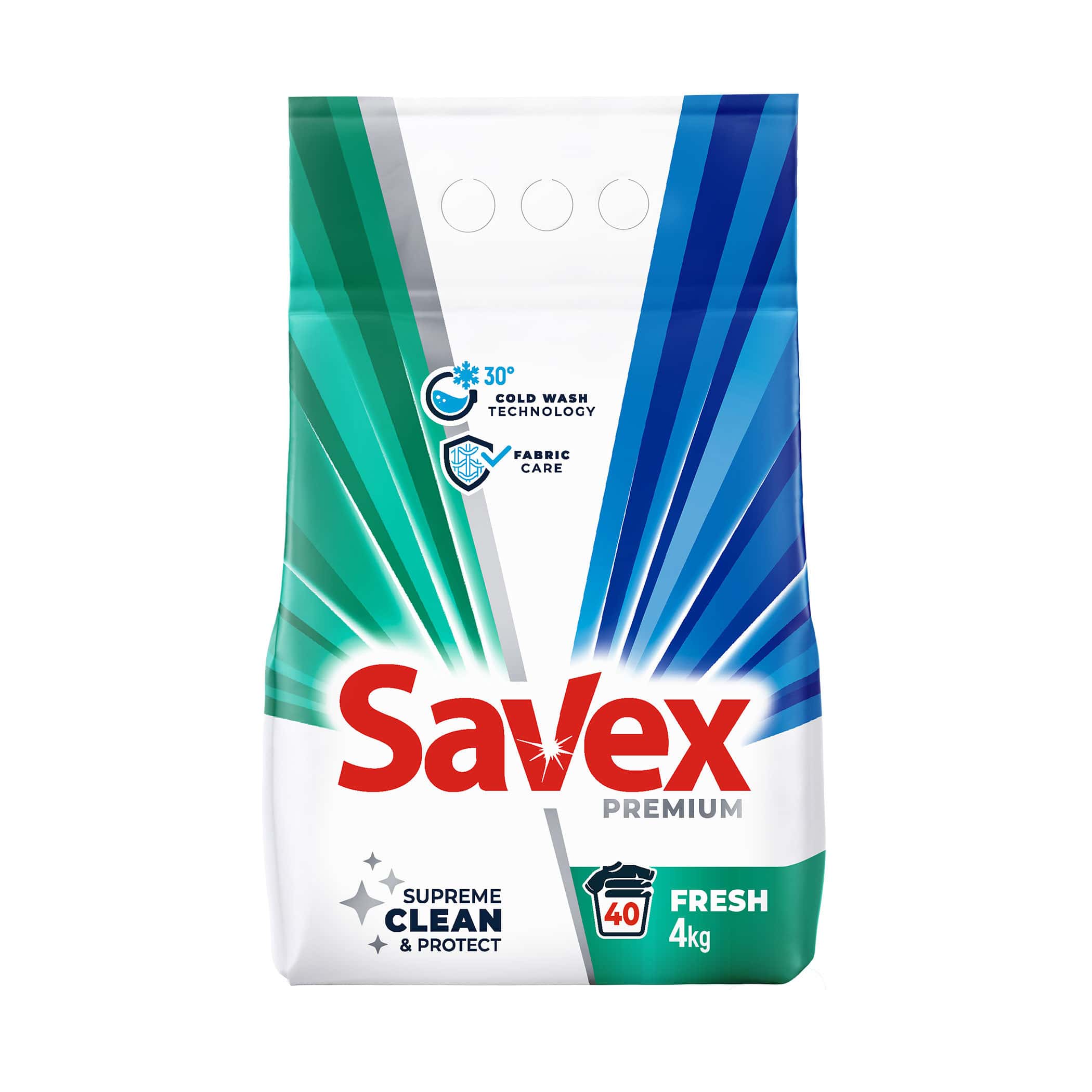 Прах Savex 2в1 Fresh 4кг / 40 пранета