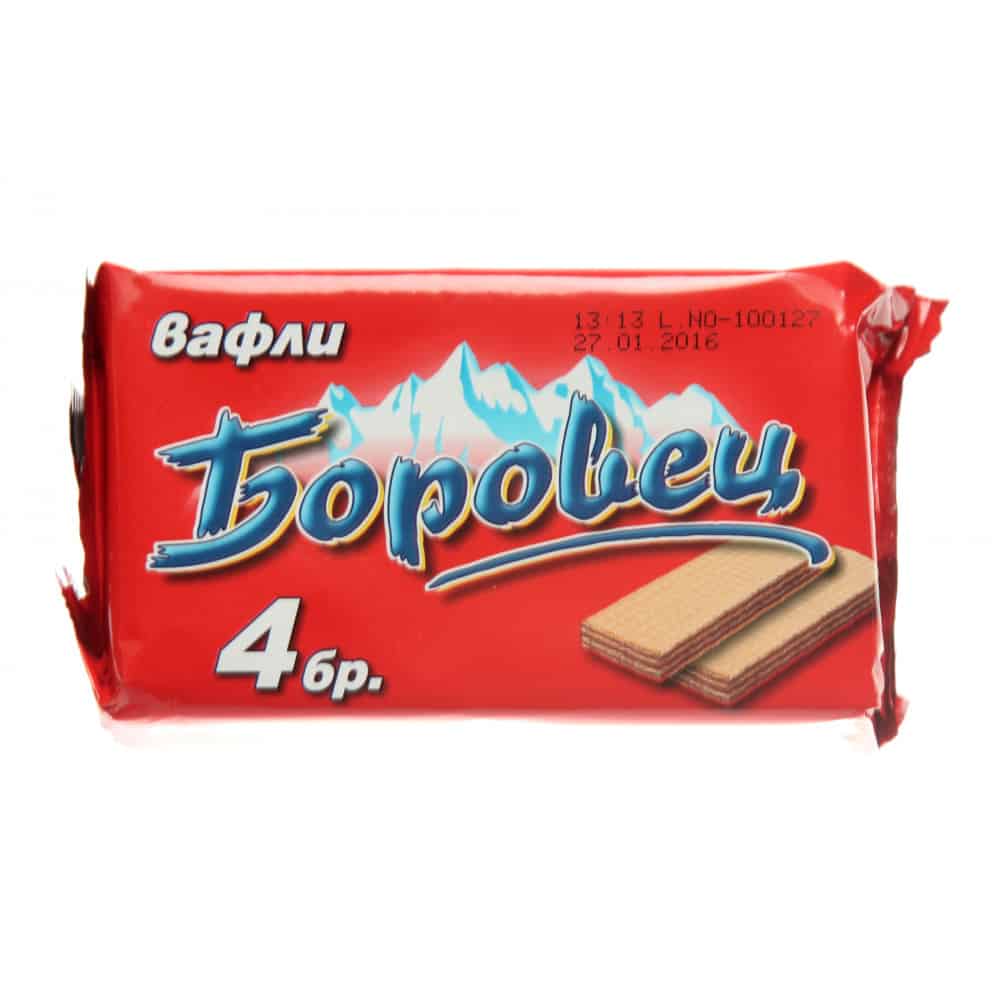 Вафли Боровец 4бр 120гр