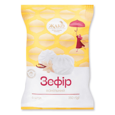 Зефир ванилия жако 350гр