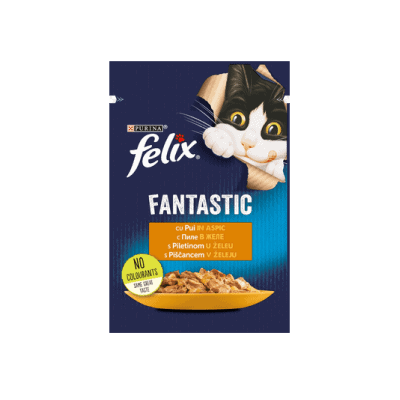 Храна Felix Pouch пилешко в желе 85гр