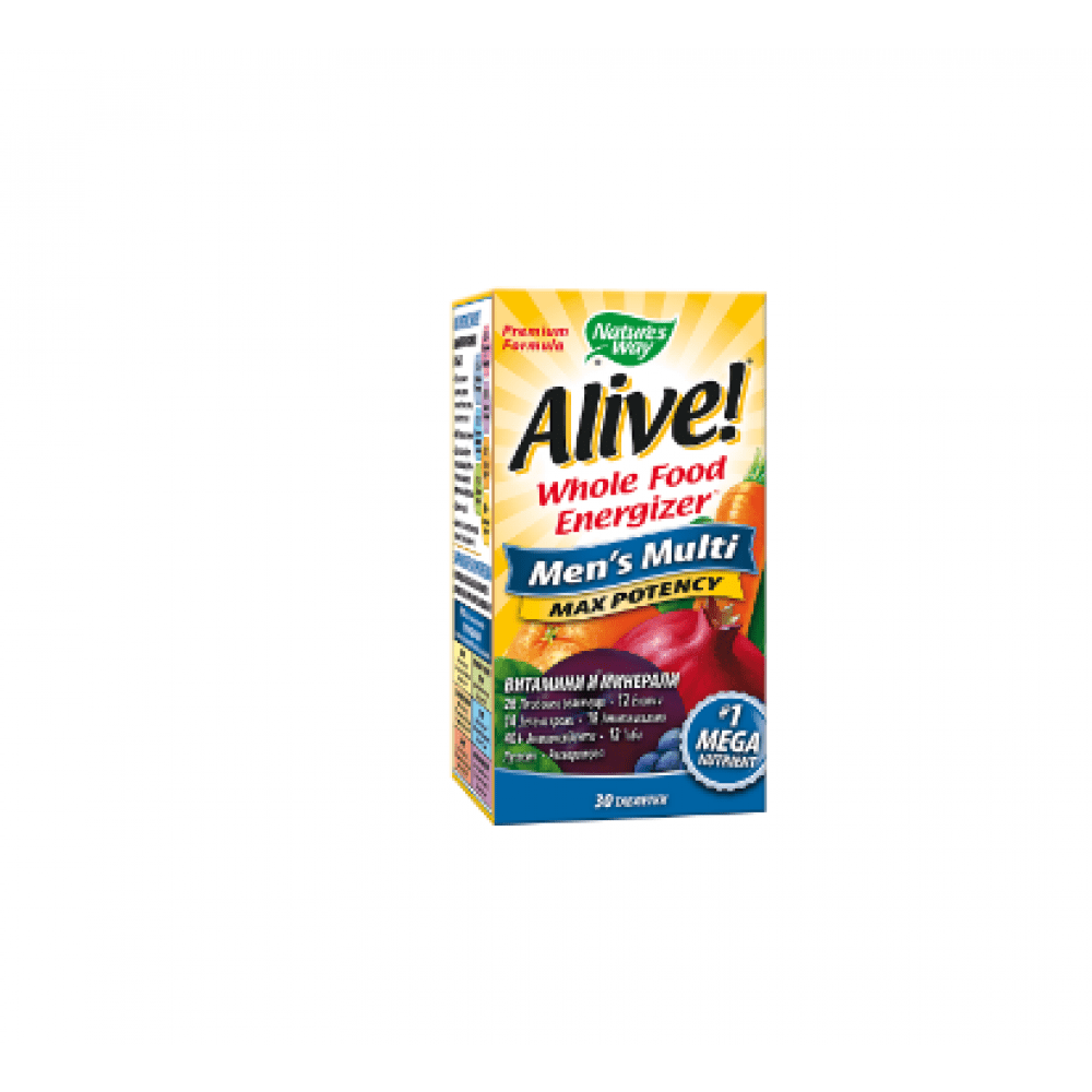 Мултивитамини Alive за мъже 30 таблетки 