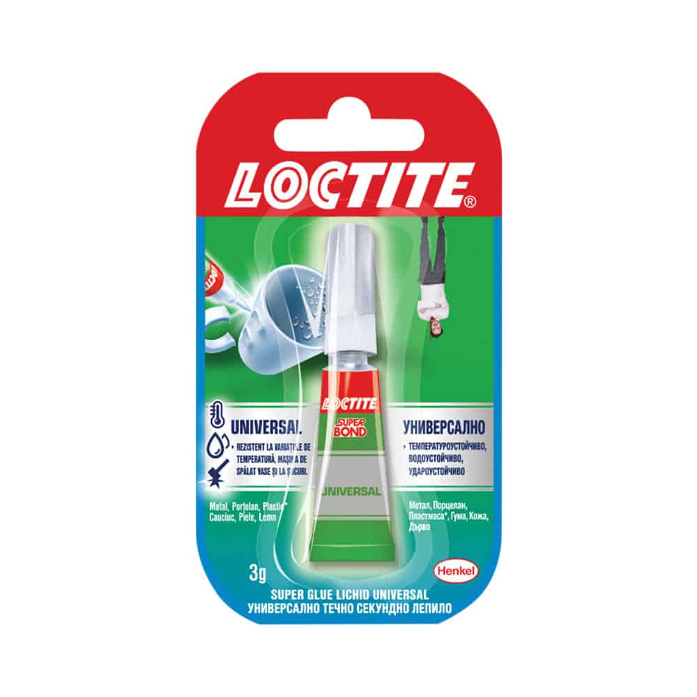 Лепило Loctite супер бонд гел 3гр