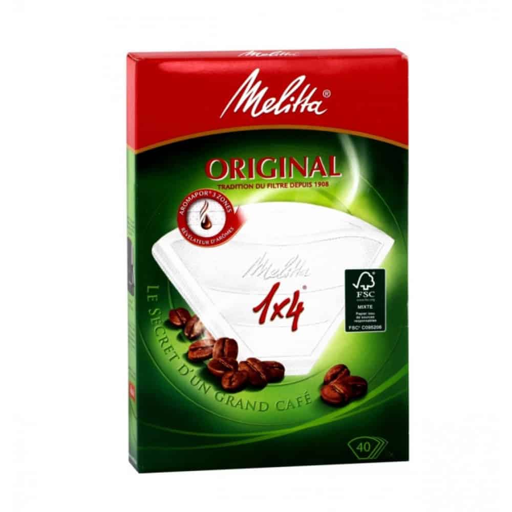 Филтри за кафе Melitta 1х4 / 40 бр