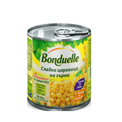 Царевица сладка на зърна Bonduelle 212 мл