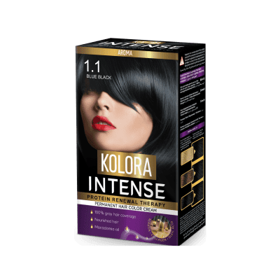 Боя за коса Aroma Kolora 1.1 синьо черен