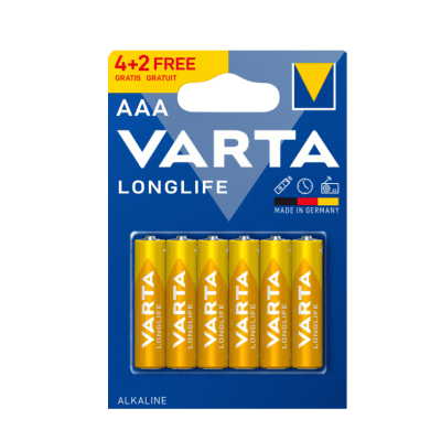 Батерии Varta longlife алкални ААА  4+2бр
