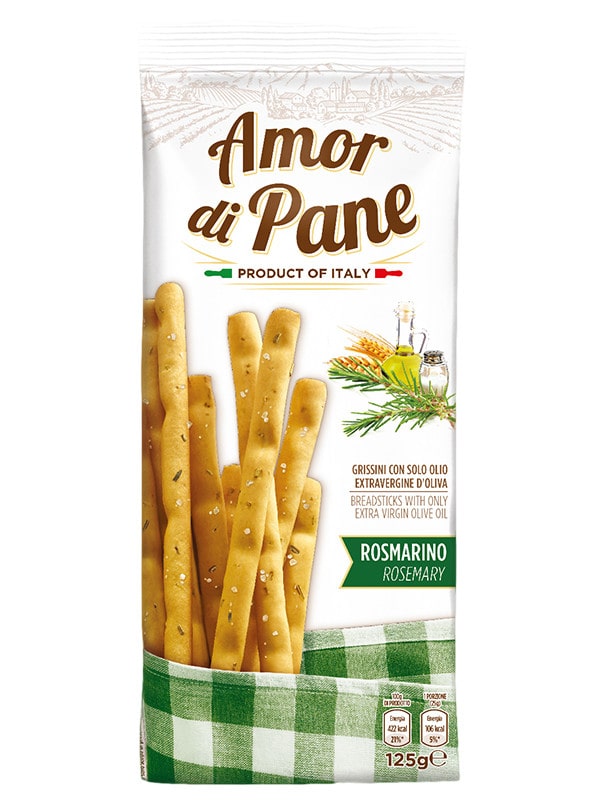 Гризини с розмарин Amor di Pane 125гр