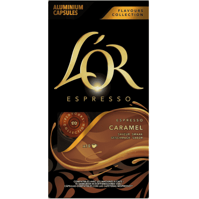 Кафе L`or карамел капс 10бр