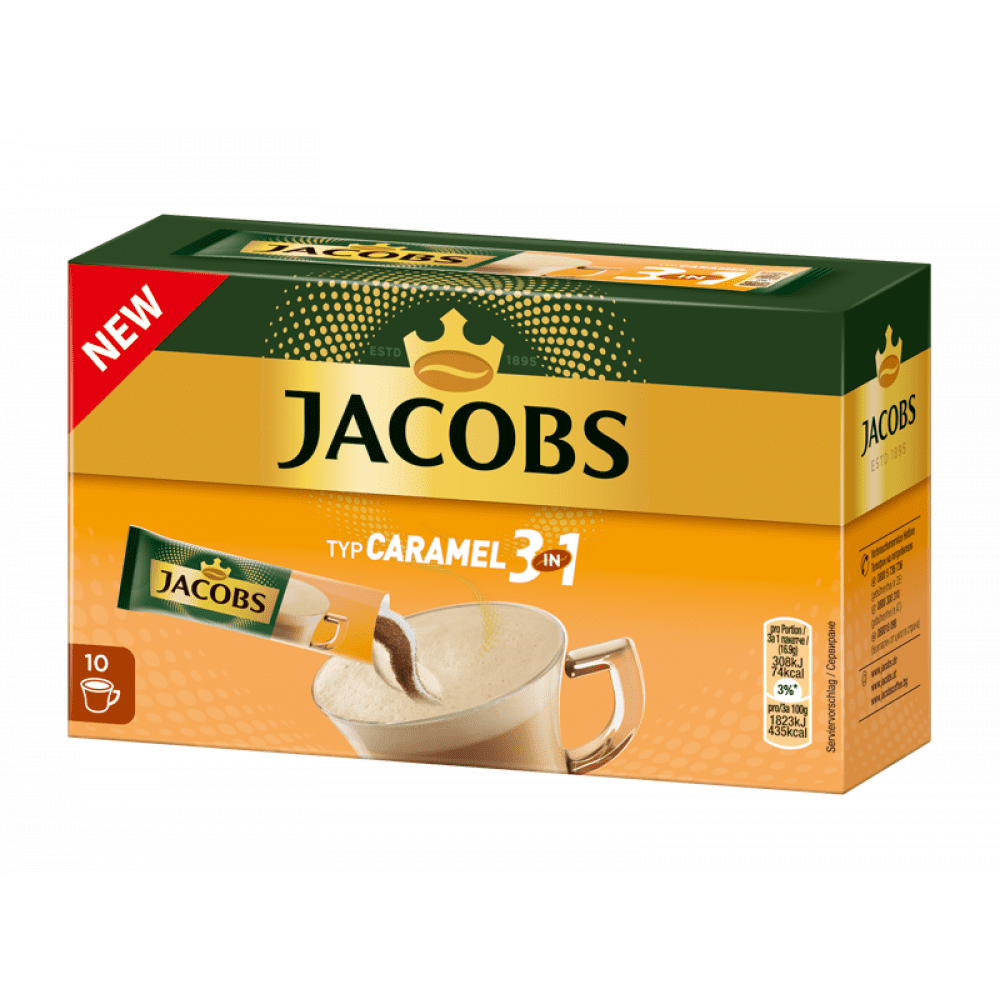 Jacobs 3в1 Карамел 16,9гр  