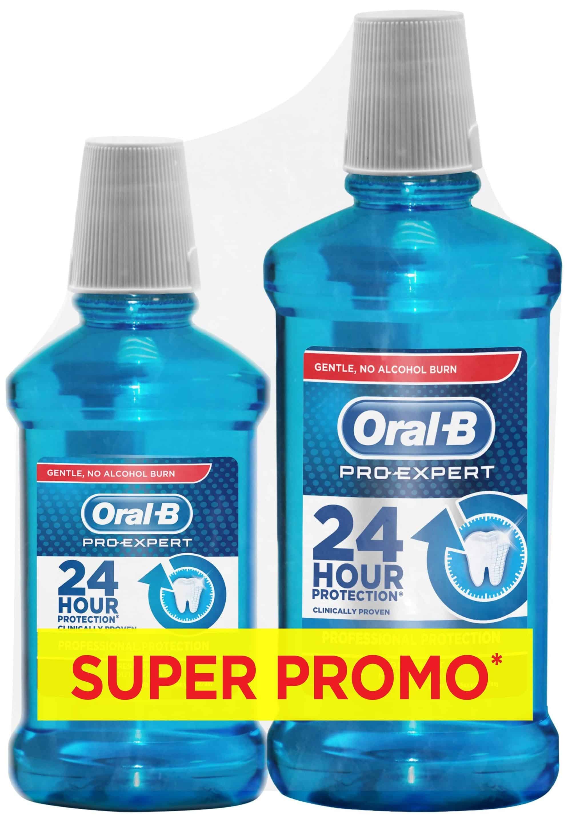 Вода за уста Oral-B проексперт 500+250мл