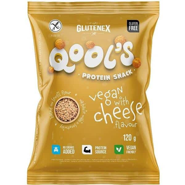 Снакс Qools без глутен с вкус сирене 120гр