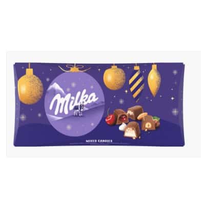 Микс от шокол.коледни бонбони Милка, 310гр