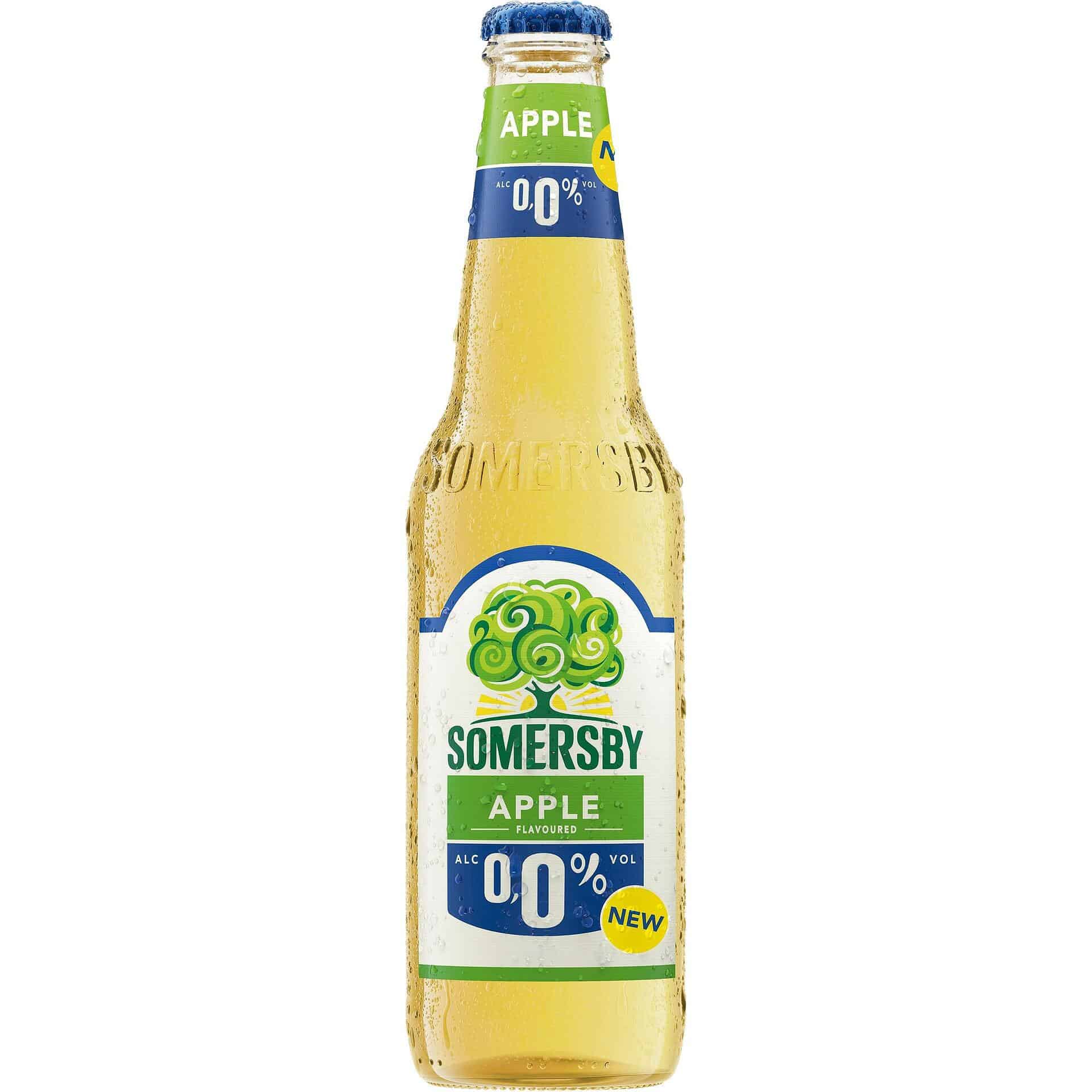 Сайдер somersby ябълков 0.0% 0.33л
