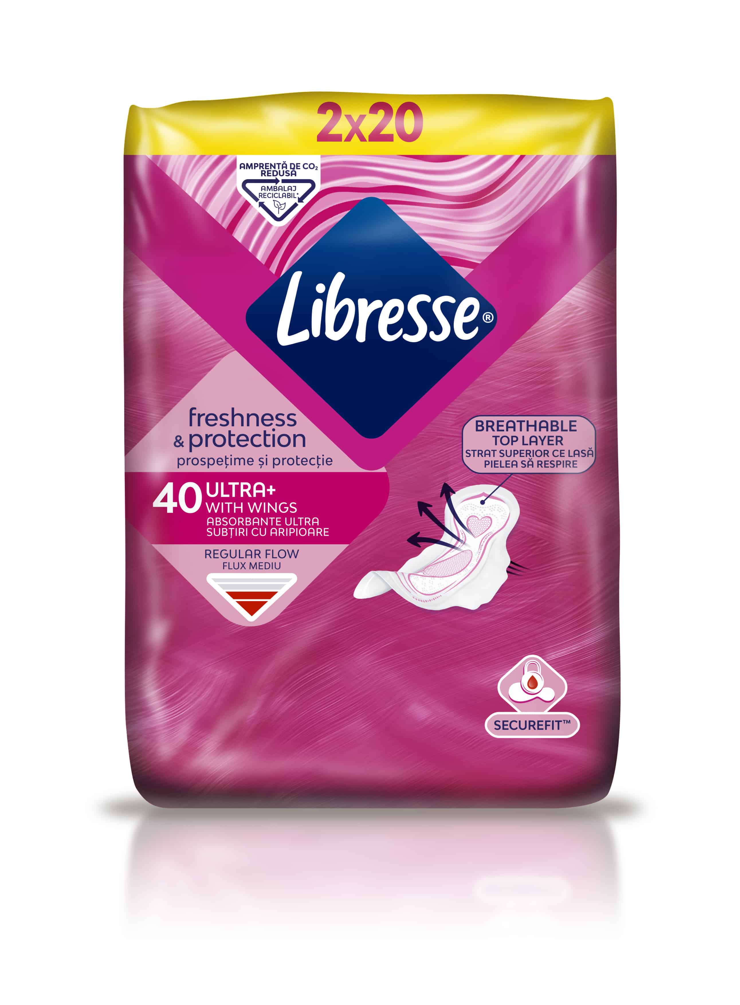 Превръзки Libresse Ultra Wing Normal 40 бр